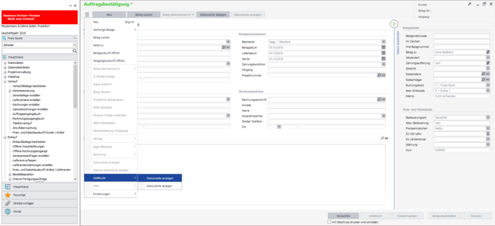 Sales Documents