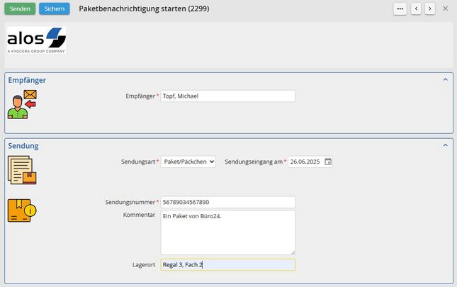 Eigene oder vorgefertigte Benachrichtigungen