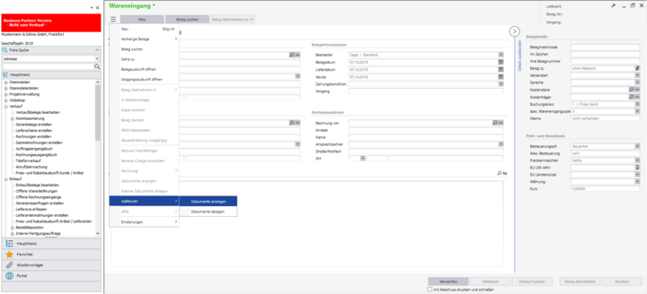 Purchase documents