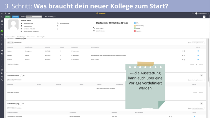 Checkliste: Was braucht dein neuer Kollege zum Start?