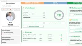 Beispiel Dashboardansicht
